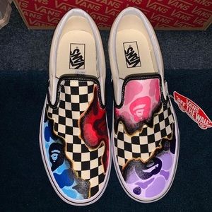 Custom painted Burned Van